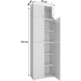 MID.YOU omara za čevlje lona xxl, hrast | Shoptok.si