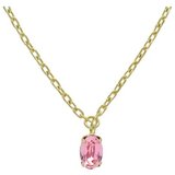 Victoria Cruz gemma pink gold ogrlica sa swarovski kristalima ( a4514-26dg ) | ePonuda.com