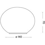 Ideal Lux - LED stona lampa SMARTIES 1xG9/3W/230V Ø 14 cm bela | Eponuda.com