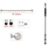 KMT Kuka za zavese sa elektropokrivkom (sjajni nikl finiš), 70-120cm Cene