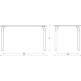 noo.ma Blagovaonski stol 80x140 cm Meko – | shoptok.hr