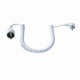 Boschmann Podaljšek 220V spiralni 1m bel | Shoptok.si