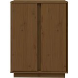  Komoda smeđa boja meda 60 x 35 x 80 cm od masivne borovine | shoptok.hr
