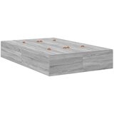  Postelja z dodatnim prostorom za shranjevanje Siva Sonoma 120x200 cm, (22051995) | Shoptok.si