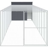  Kućica za pse s igralištem antracit 214 x 1069 x 181 cm čelična | shoptok.hr