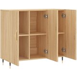  Komoda boja hrasta sonome 90x34x80 cm od konstruiranog drva | shoptok.hr