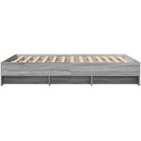  Okvir za krevet boja hrasta 120 x 200 cm od konstruiranog drva | shoptok.hr