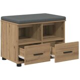  Haldna klop z blazino s predalom Umetni hrast 60 x 38 x 46 cm, (5000155651) | Shoptok.si