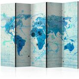  Paravan u 5 dijelova - Cruising and sailing - The World map II [Room Dividers] 225x172 Cijene