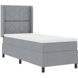  Krevet s opruga kutije Svijetlo siva 190 x 90 cm tkanina | shoptok.hr