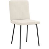 vidaXL Jedilni stoli 2 kosa krem žamet | Shoptok.si