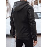 DStreet Men's Black Leather Jacket
