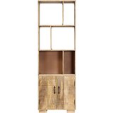 Furnova Knjižna polica 60x35x180 cm trden mangov les, (21932243) | Shoptok.si