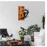 WALLXPERT deer and Mountain WalnutBlack Decorative Wooden Wall Accessory | ePonuda.com
