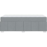  Krevetna konstrukcija Svjetlosiva 90 x 190 cm tkanina | shoptok.hr