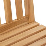 Barska stolica 2 pcs Prirodna 35 x 45 x 110 cm Čvrsto teak drvo | Eponuda.ba