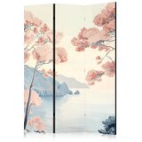  Paravan - Landscape with the Ocean - Cliffs - and Trees in Delicate Pink Shades 135x172 Akustični | shoptok.hr