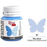 Rosa TALENT Pearl akrilna dekorativna boja 20 ml | 81 Sky blue Cene