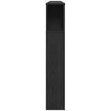  Glava kreveta s ormarićem Crni hrast 180 x 18,5 x 102,5 cm | shoptok.hr