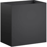  Vrtna saksija Crna 50 x 30 x 50 cm Čelična vrata - Crna 50 x 30 x 50 cm 1 | shoptok.hr