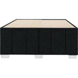  Okvir kreveta bez madraca crni 120x190 cm od tkanine | shoptok.hr
