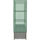  Povišena gredica s pokrovom za staklenik 120 x 40 x 138 cm | shoptok.hr