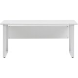 MID.YOU PISALNA MIZA kovina, leseni material barve aluminija, svetlo siva | Shoptok.si