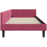  Kutni okvir kreveta Vinska crvena 100 cm x 200 cm Baršun | Eponuda.ba