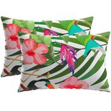  Presvlaka za jastuk 2 pcs HEERLEN Crna 40 x 60 cm Poliester | shoptok.hr