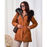 Resti Brown women's winter jacket | shoptok.hr