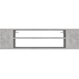 Viseći TV ormarić boja betona 100x30x26,5 cm konstruirano drvo | Eponuda.com