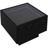  Bocni stol Crni hrast 40 x 40 x 30 cm Konstruirano drvo | shoptok.hr