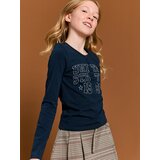 Sinsay Pamučni longsleeve s henley izrezom | shoptok.hr