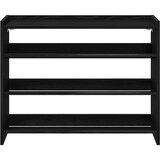 vidaXL Regal za čevlje črn 80x25x62 cm inženirski les | Shoptok.si
