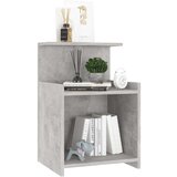  Nočna omarica 2 kosa betonsko siva 40x35x60 cm iverna plošča, (20733278) | Shoptok.si