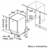 Bosch perilica posuđa Serie 2|45cm, 10 setova,8.9l,46dB,5 programa, Home Connect, ( SPV2HKX42E ) | Eponuda.ba