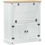  Ormar za vino Bijelo 97 x 45 x 114 cm Čvrsto borovo drvo | Eponuda.ba