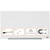 Nobo Stenska steklena tabla Diamond, 38,1 x 67,7 cm, bela | Shoptok.si