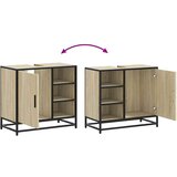  Kupaonski ormarić za Lavabo - Umivaonik boja hrasta 65x33x60 cm drveni | shoptok.hr