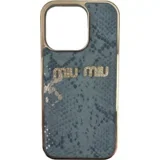 MiuMiu maskica iPhone 16 Plava