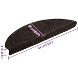  Ljepljivi tepisi za stepenice 20 kom tamnosmeđe 65x21x4 cm | shoptok.hr