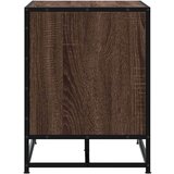 vidaXL Klupa za cipele smeđi hrast Konstruirano drvo i metal | shoptok.hr