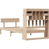 Krevet s regalom za knjige bez madraca 90x200 cm od borovine | shoptok.hr