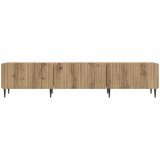 TV ormar Hrast artisan 147 x 34,5 x 32 cm Konstruirano drvo | shoptok.hr