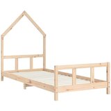  Otroški posteljni okvir 90x200 cm trdna borovina, (20916904) | Shoptok.si