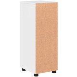 vidaXL Kopalniška omarica Bela z visokim sijajem 30 x 35 x 80 cm | Shoptok.si