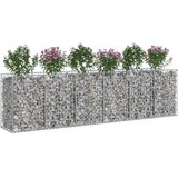  Gabionska dvignjena postelja 2 pcs Srebrna, (5000218479) | Shoptok.si