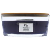 WoodWick Mirišljava sveća Hinoki Dahlia Elipse, Ljubičasta | Eponuda.com