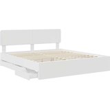 vidaXL Okvir za krevet Bijelo 180 x 200 cm Inženjersko Drvo | shoptok.hr