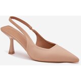 Boto Beige Stiletto Heels Women's Sandals Lunira | Shoptok.si